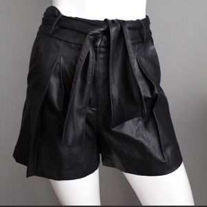 A/X Armani Exchange Faux Leather Shorts 00